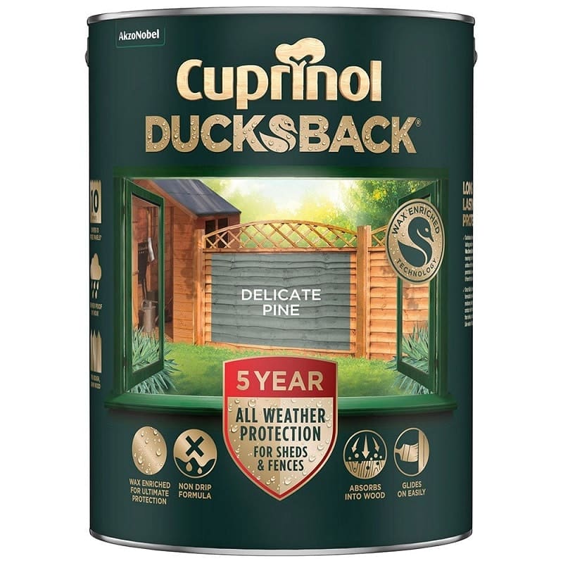 Cuprinol Ducksback Fence and Shed Treatment 5L 1 Cuprinol Ducksback