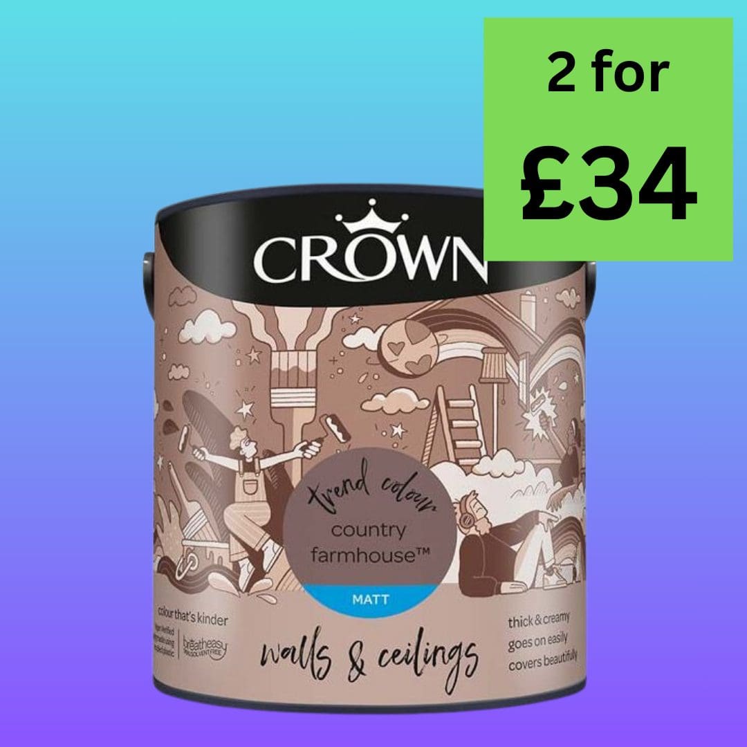 Crown Matt Emulsion 2.5L - Full Range