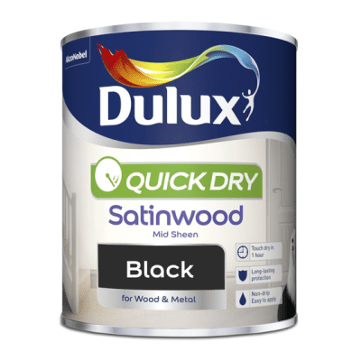 Dulux Quick Dry Satinwood 750ml - Colours (Full Range)
