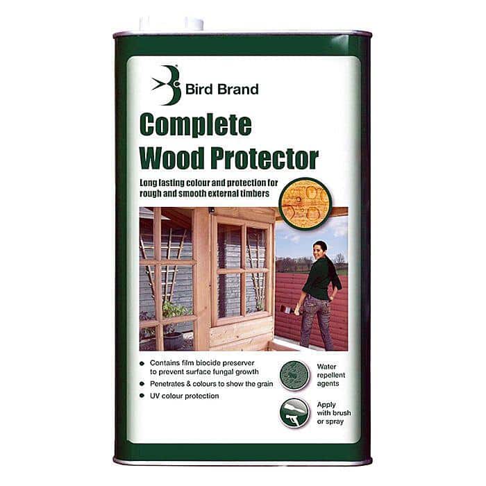 Bird Brand Complete Wood Protector 2.5L 1 Bird Brand Complete Wood Protector 5L