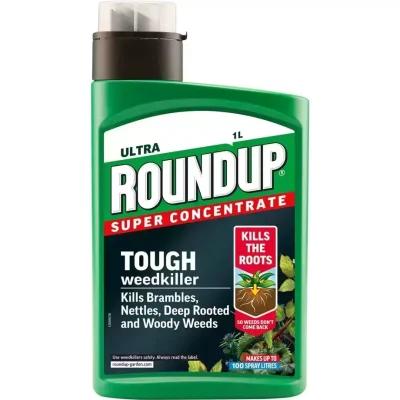 Roundup Ultra Tough Concentrate Weedkiller 1L