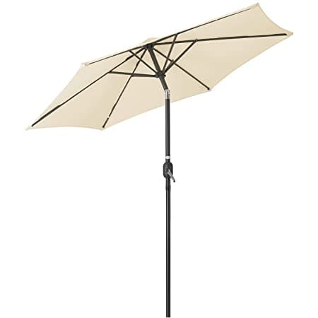 LG Soleil Parasol 2.7 m Crank and Tilt (Grey or Cream) 2 LG Soleil Parasol 2.7 m Crank and Tilt (Grey or Cream) - Image 2