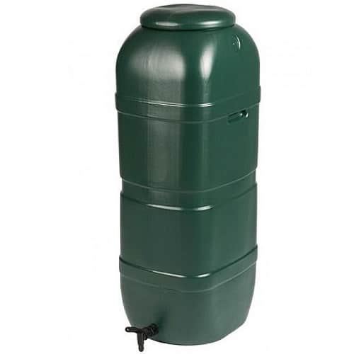 Slimline Water Butt with Lid and Tap - 100 Litre (Black) 1 Slimline Water Butt with Lid and Tap - 100 Litre