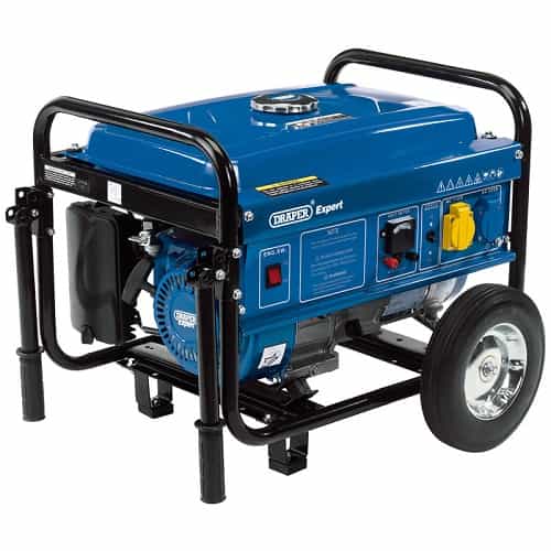 Draper Petrol Generator with wheels (2.5KVA/2.5KW) - 87088 1 Draper Petrol Generator 87088