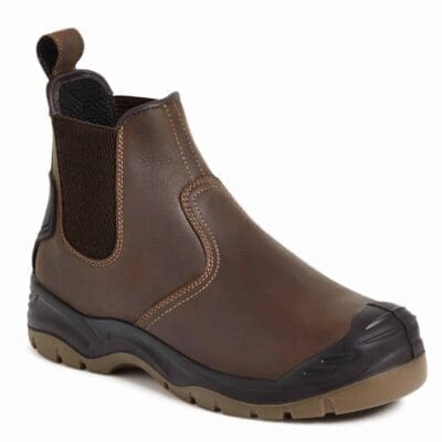 Apache Brown Safety Dealer Boot AP715SM