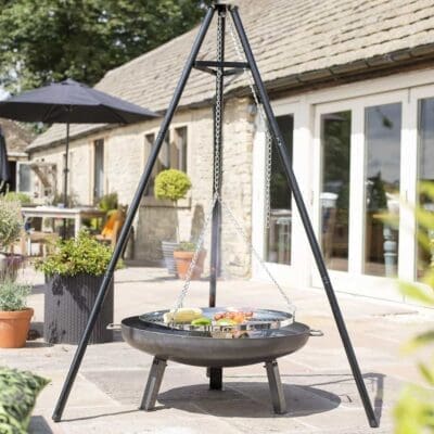 La Hacienda Tripod with Hanging Grill