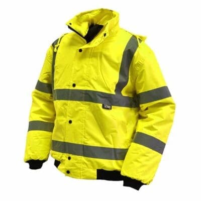 Scan Hi-Vis Waterproof Bomber Jacket (Yellow/Orange) - PPE