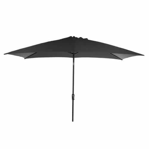 LG 3m Horizon Garden Parasol Crank and Tilt - Grey 1 3.0m Grey Parasol
