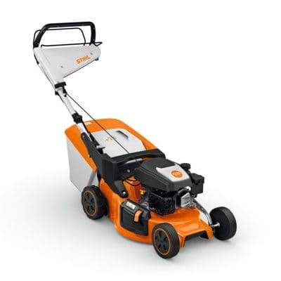 Stihl RM 248T self‑propelled petrol lawn mower 46 cm cutting deck