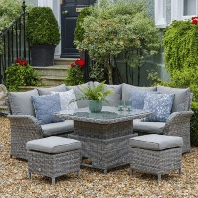 Monaco Stone Compact Dining Modular with Adjustable Table