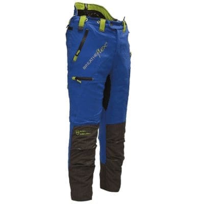 Arbortec Breatheflex Pro Chainsaw Trousers - Type A Class 1 - Blue