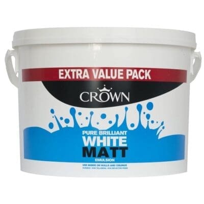 Crown Non-Breatheasy Matt Emulsion Pure Brilliant White 7.5L