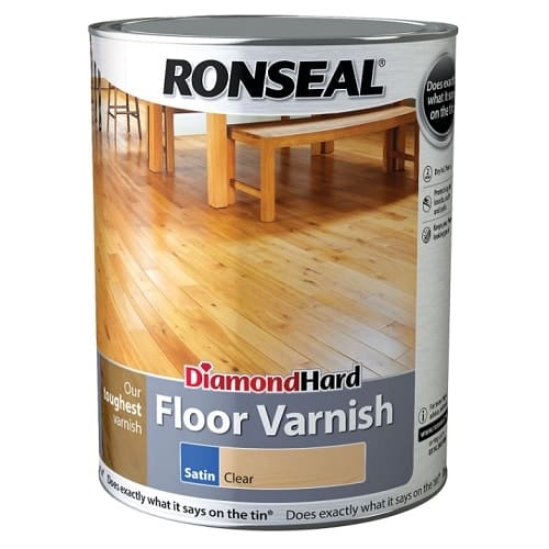 Ronseal Diamond Hard Floor Varnish 2.5 Litres (Full Range) 1 Ronseal Diamond Hard Floor Varnish