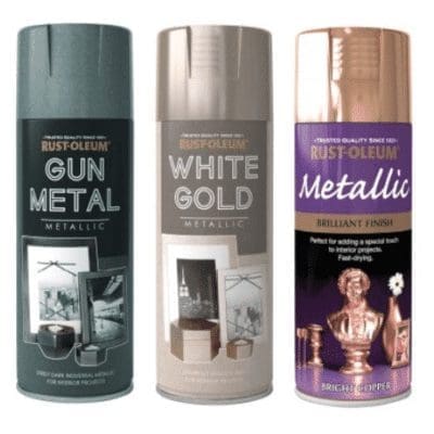 Rustoleum Metallic Spray Paints