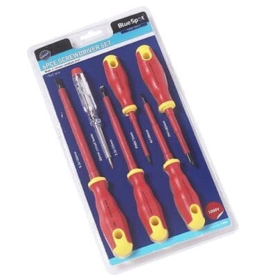 BlueSpot 6 PCE Insulated VDE Screwdriver Set