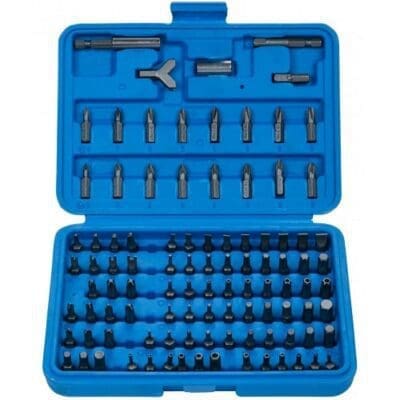 BlueSpot 100 PCE Security Screwdriver Bit Set