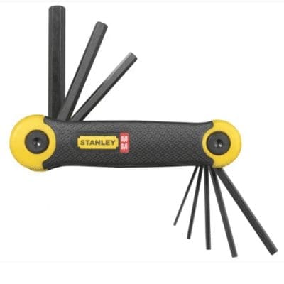 Stanley Folding Hexagon Key Set of 8 Metric (1.5-8mm) - 2-69-264