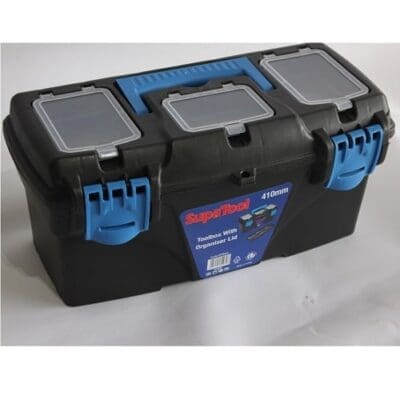 SupaTool Toolbox With Organiser Lid 410mm