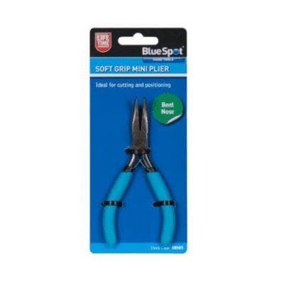 BlueSpot Soft Grip Mini Bent Nose Plier