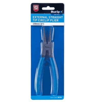 BlueSpot 150mm (6") External Straight Tip Circlip Plier