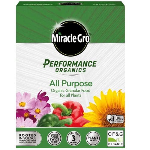 Miracle-Gro Performance Organics All Purpose Granular Plant Food 1kg 1 Miracle-Gro Performance Organic All Purpose Plant 1kg