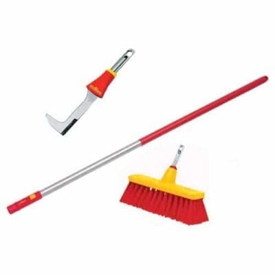 Wolf Garten Multi-Change® Yard Broom and Scraper Set - P513