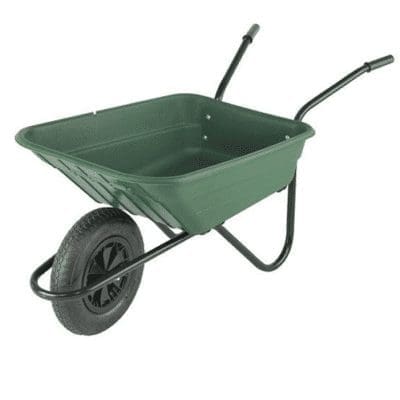 Shire 90L Polypropylene Wheelbarrow - Pneumatic Tyre SHGP (Made in UK)