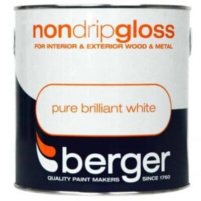 Berger Non Drip Gloss - Pure Brilliant White