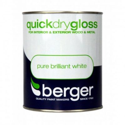 Berger Quick Dry Gloss - Pure Brilliant White