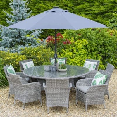 Monaco 8 Seater Table and Chairs
