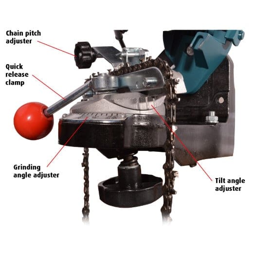 Portek Ultra-4 Professional Bench Chain Grinder Chainsaw Sharpener 4 Portek Ultra-4 Professional Bench Chain Grinder Chainsaw Sharpener - Image 4