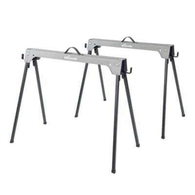 Evolution Metal Saw Horse With Folding Legs (Twin-Pack)