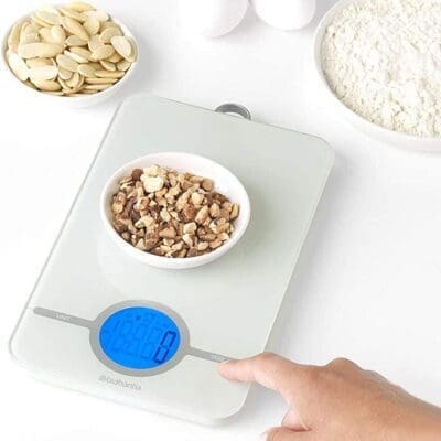 Brabantia Tasty+ Digital Kitchen Scales, Light Grey - 122668