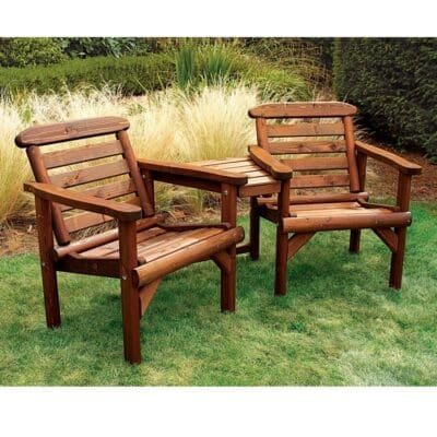 Woodshaw Thornton Rustic Alcove Seat
