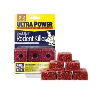 STV Ultra Power Block Bait Rodent Killer 6x20g Blocks (STV567)