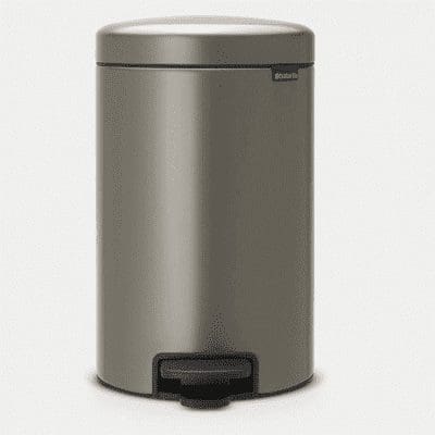 Brabantia Newlcon Pedal Bin 12L - Platinum - 113628
