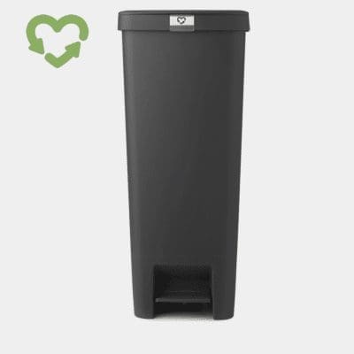 Brabantia Step Up Pedal Bin 40L - Dark Grey - 800023