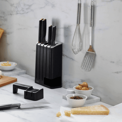 Joseph Joseph Elevate™ Knives SlimBlock 5-piece Knife Set with Sharpener - 10537