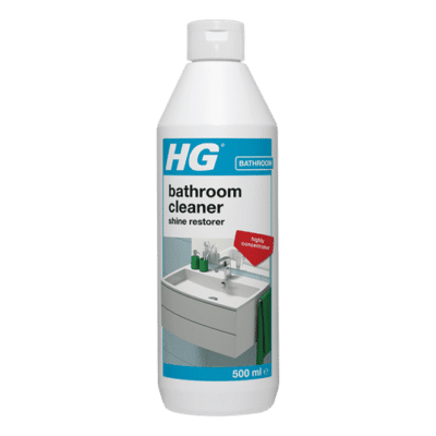 HG bathroom cleaner shine restorer