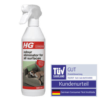 HG odour eliminator for all surfaces