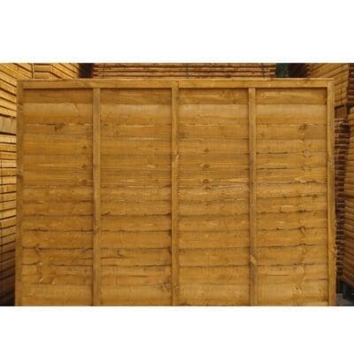 Waney Edged Fence Panel