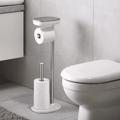 Joseph Joseph EasyStore™ Stainless-steel Toilet Roll Holder