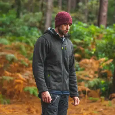 Arbortec AT4800 Yeti Knitted Fleece Lined Jacket Grey