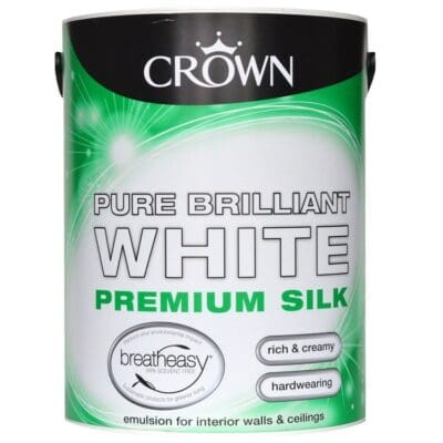 Crown Breatheasy Silk Emulsion .5L - Pure Brilliant White