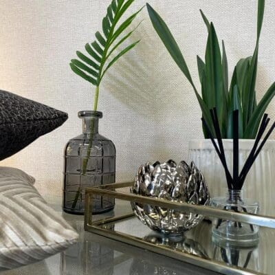 Palm Tree Texture Cream Wallpaper