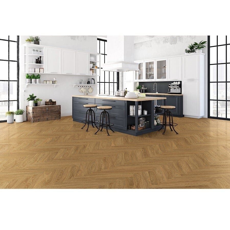 Kraus Weaveley Light Oak Herringbone Flooring