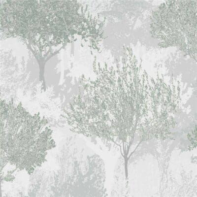 Birch - Sage Wallpaper
