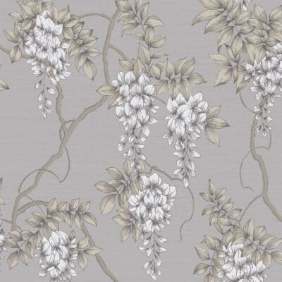 Wisteria - Light Mauve Wallpaper
