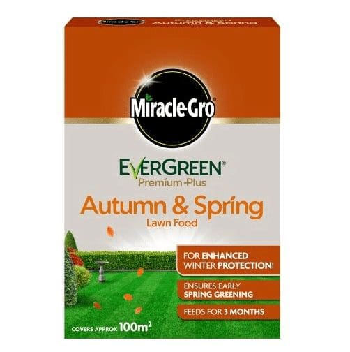 Miracle Gro Evergreen Premium Plus Autumn Spring Lawn Food 100M2 1 Miracle Gro Evergreen Premium Plus Autumn Spring Lawn Food 100M2