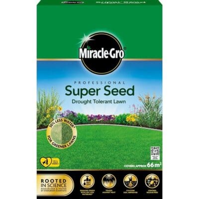 Miracle-Gro Professional Super Seed Drought Tolerant Lawn Seed - 66m2